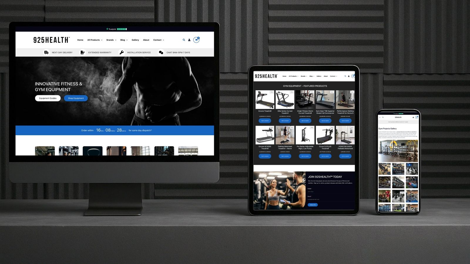 925Health responsive website