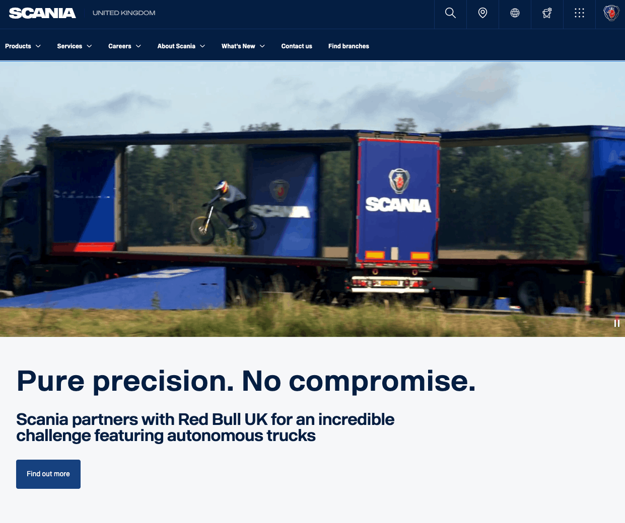 Scania GB Homepage